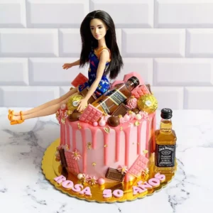 Torta de Barbie Borracha