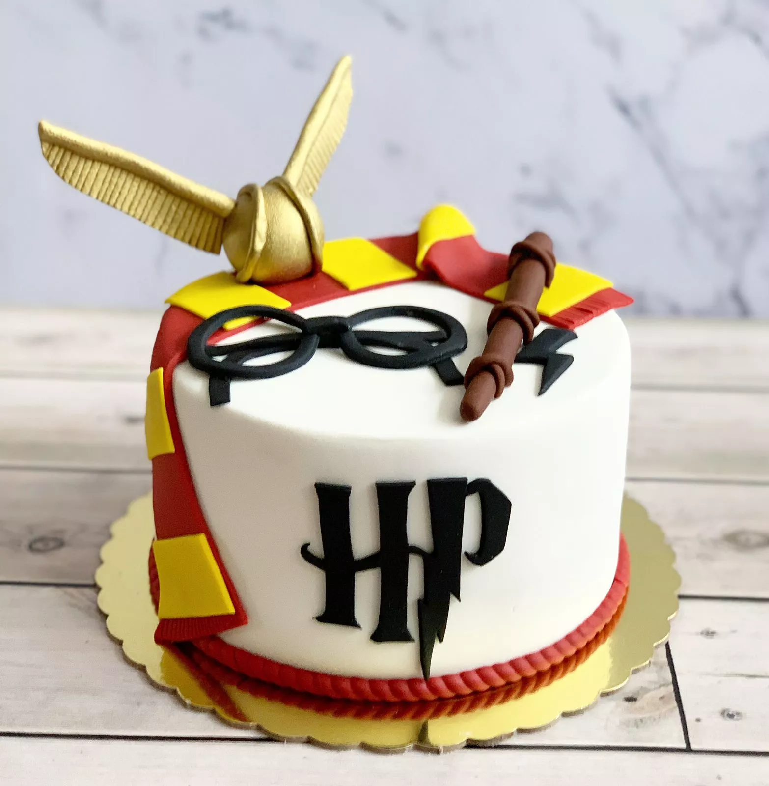 Torta de Harry Potter con Nombre y Edad Personalizado